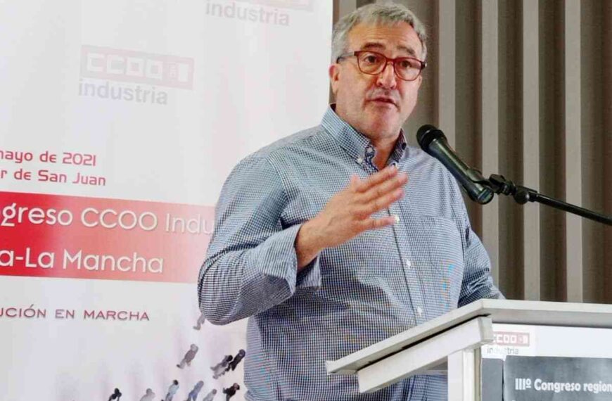 Ángel León, reelegido secretario general de CCOO-Industria CLM