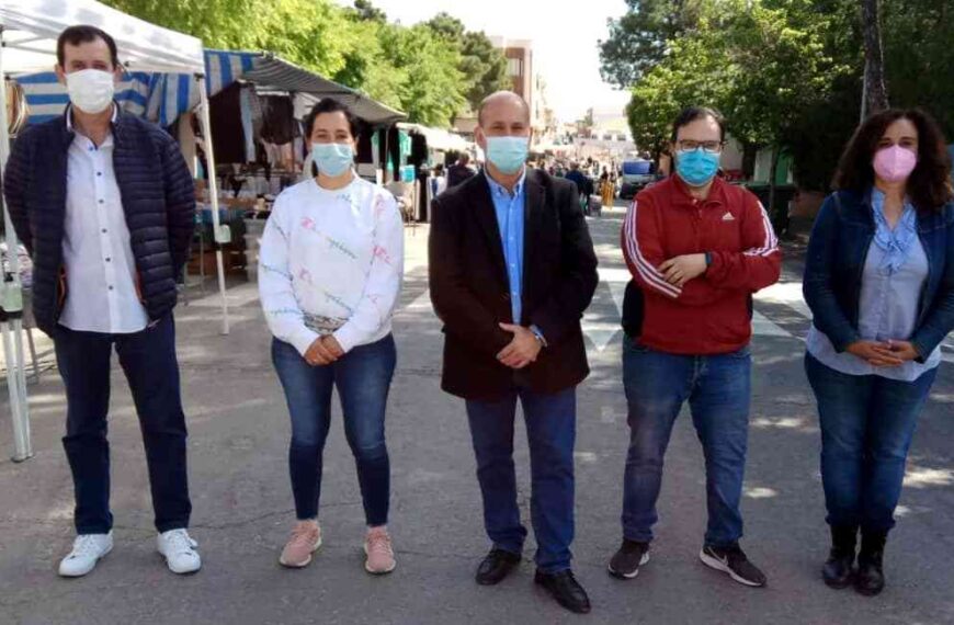 Al cien por cien con 90 puestos vuelve a abrir el Mercadillo de Villarrubia de los Ojos