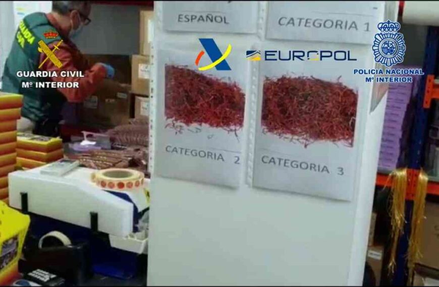 Desarticulada una organización criminal dedicada a la venta fraudulenta de azafrán en CLM