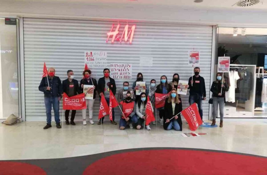 Trabajadoras de H&M en Cuenca en paro total contra los cierres, despidos y precarización del empleo