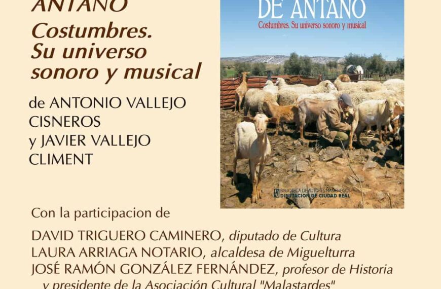 Presentarán mañana libro “Pastores de antaño: costumbres” en la Casa de la Cultura de Miguelturra