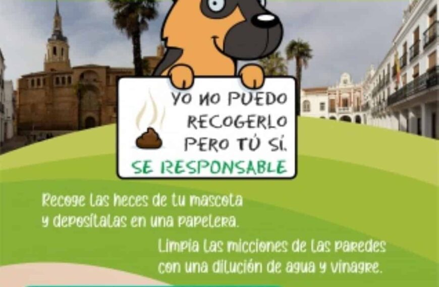 Campaña ‘Por una ciudad más limpia’ destinada a los dueños de perros en Manzanares