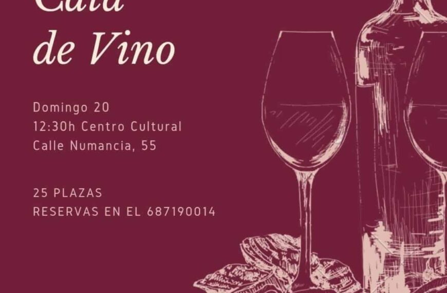 El Centro Cultural de Puertollano acogerá una cata de vino este domingo 20 de junio