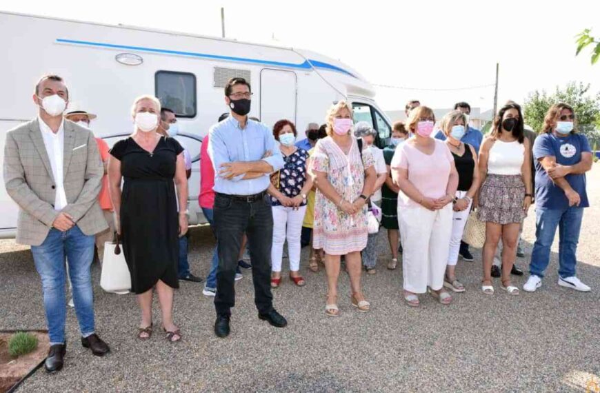 Puerto Lápice ha inaugurado su área de autocaravanas, una de las mayores de la provincia