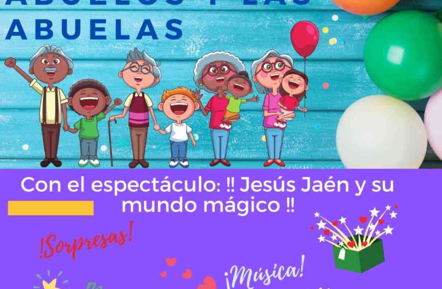 XVII Encuentro Intergeneracional por el Día Internacional de los Abuelos y Abuelas el próximo lunes 26