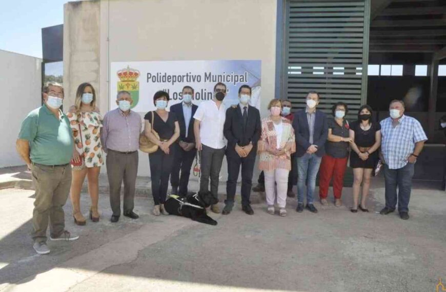 Renovada la pista polideportiva de Santa Cruz de los Cañamos con una inversión de 100.000 euros