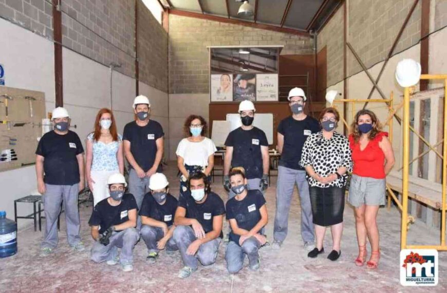 «Operaciones auxiliares de albañilería 2» del programa Recual en Miguelturra