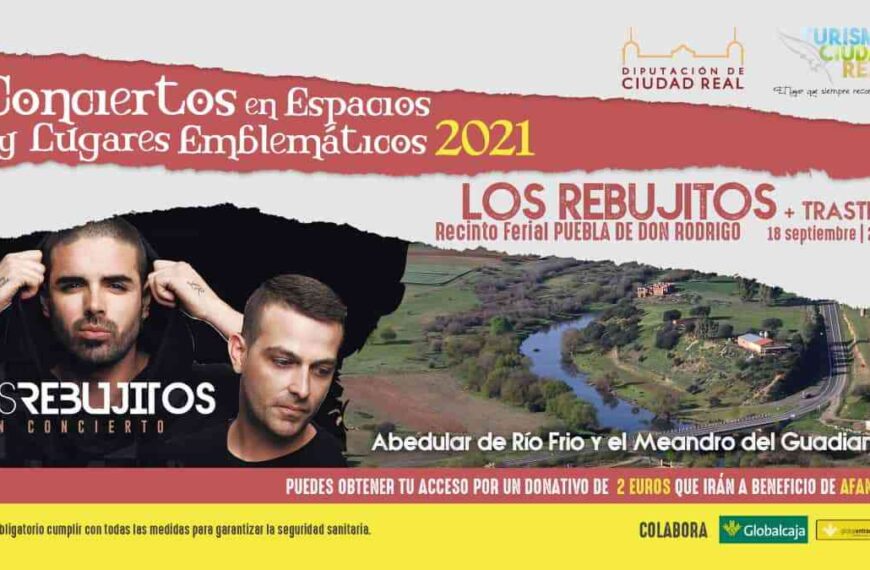 Gran concierto en Puebla de Don Rodrigo de Los Rebujitos + Traste4 el 18 de septiembre