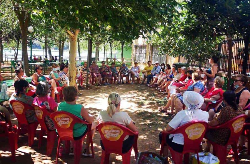 La Jornada de convivencia de asociaciones de mujeres de Villarrubia de los Ojos fue en el Parque Natural de las Lagunas de Ruidera