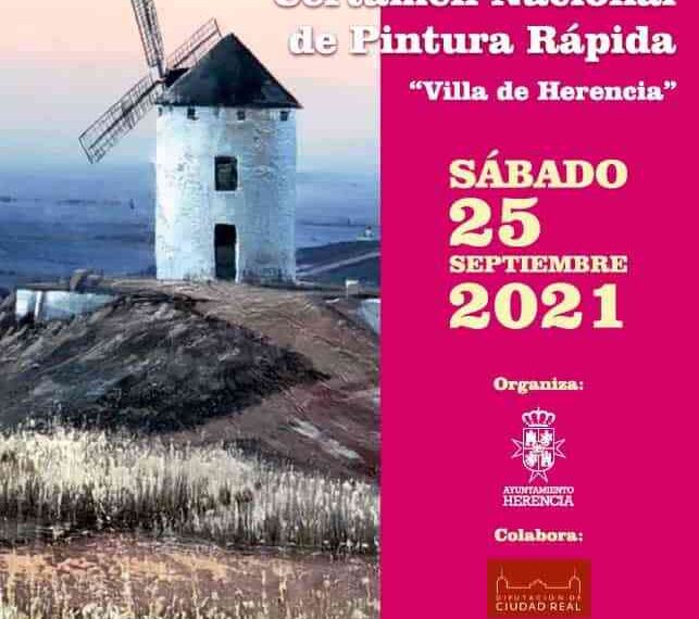 3.000 euros en premios para la nueva edición del Certamen de Pintura Rápida “Villa de Herencia”