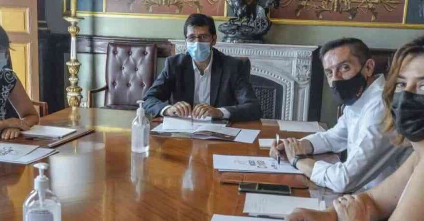 Reunión del presidente de la Diputación de Ciudad Real y el equipo directivo de Inciso Integración