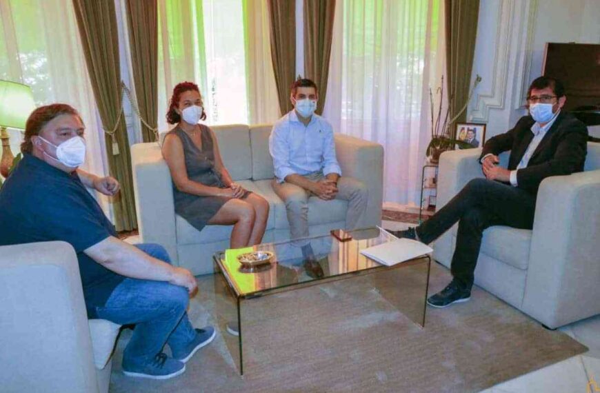 Inversiones del ayuntamiento criptanense fueron tratadas en reunión entre el alcalde y el presidente de la Diputación