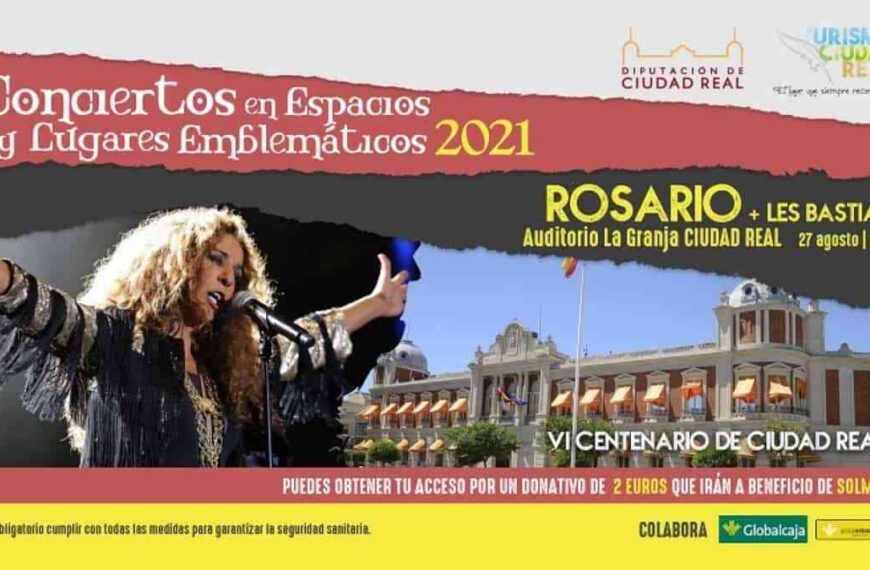 Rosario actuará en Ciudad Real el 27 de agosto, precedida por «Les Bastian»