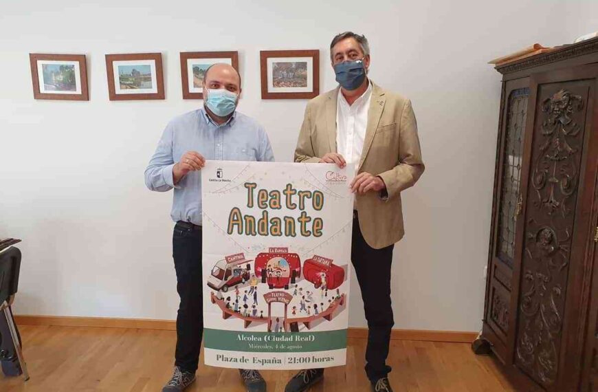 El Gobierno regional acerca la cultura a Alcolea de Calatrava con el proyecto ‘Teatro Andante’