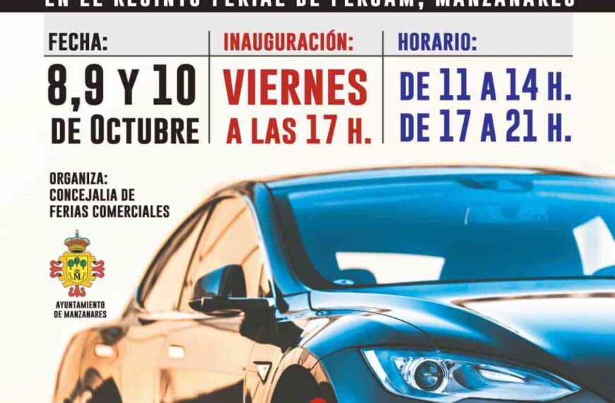 12 expositores participarán del X Salón del Automóvil en Manzanares el 8, 9, y 10 de octubre