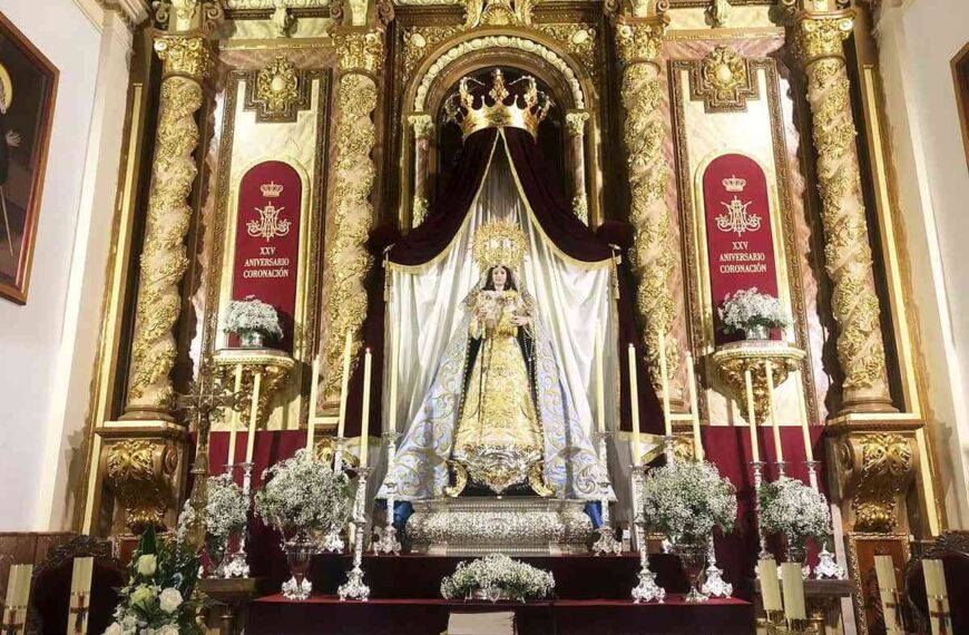 El altar de la Virgen de Gracia en Puertollano puede visitarse hasta el 17 de septiembre