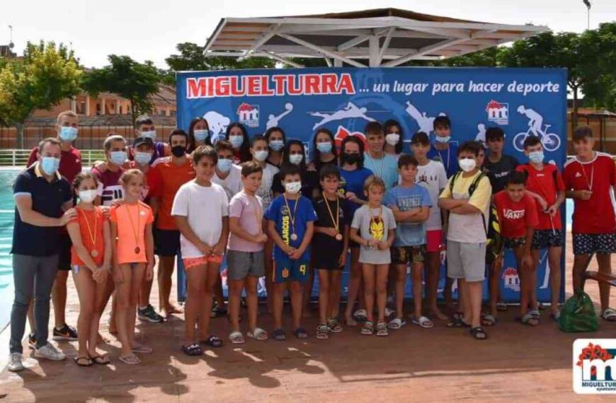 Celebrado el Campeonato Local de Natación «Javier Rivas» de Miguelturra con participación de 36 niños y niñas
