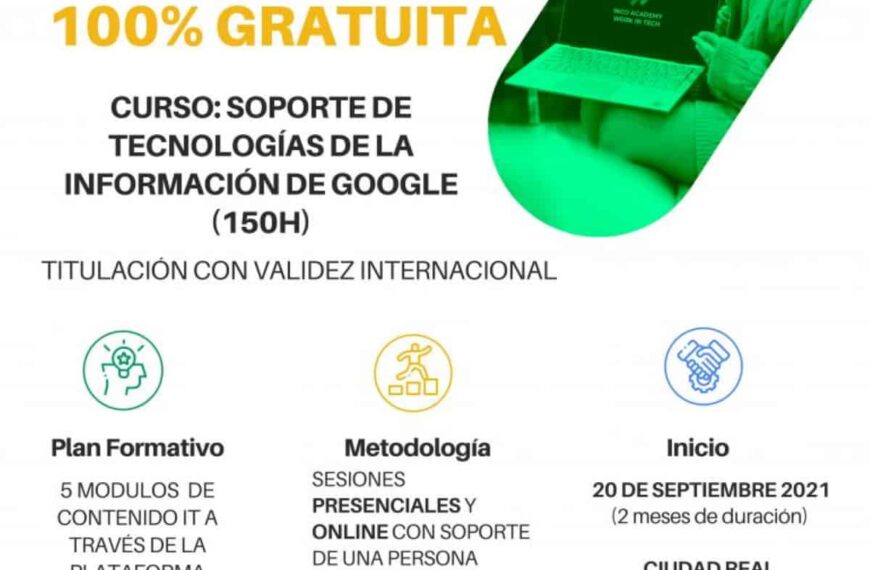 Curso de «Tecnologías de la Información de Google» del área de Bienestar Social de Miguelturra