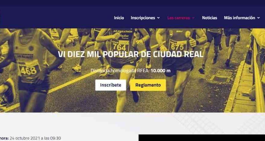 VI Diez Mil Popular de Ciudad Real el próximo 24 de octubre en el Polideportivo Rey Juan Carlos