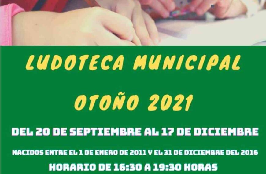Ludoteca municipal en el Centro Larache de Ciudad Real del 20 de septiembre al 17 de diciembre