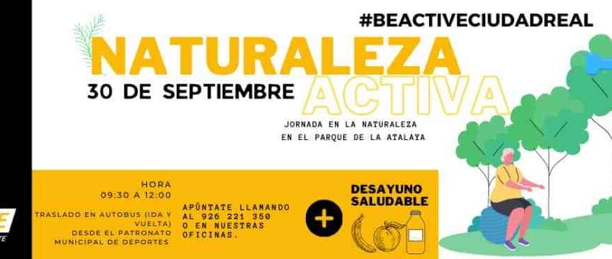 Jornada Naturaleza Activa para adultos mayores mañana en la Atalaya en Ciudad Real