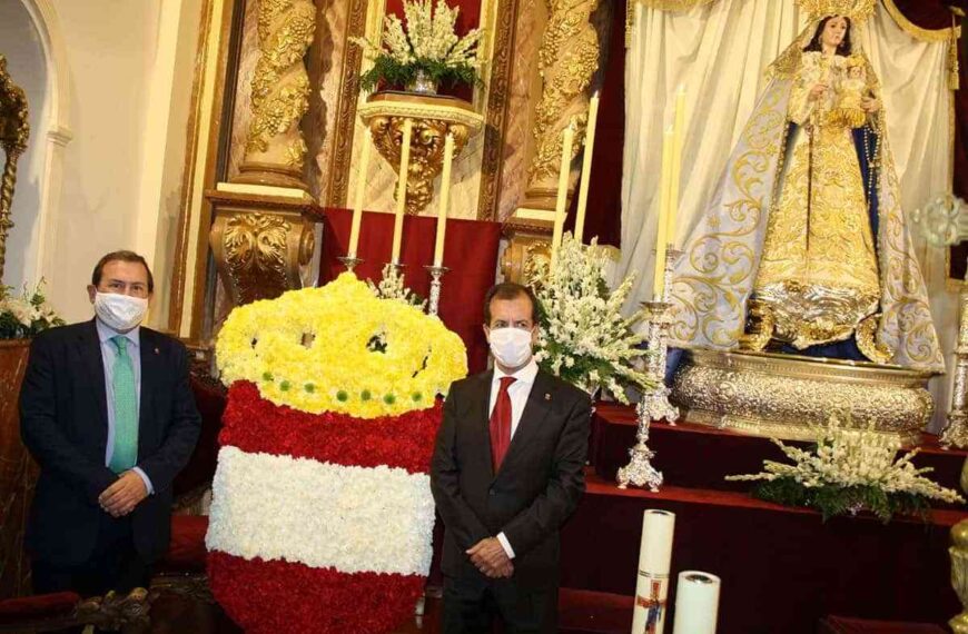 Ofrenda floral a la Virgen de Gracia en la parroquia de Puertollano con aforo limitado