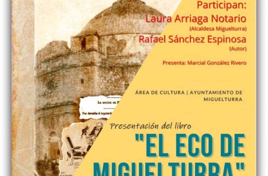 Presentarán el libro “El eco de Miguelturra” de Rafael Sánchez Espinosa el 1 de octubre en la Casa de Cultura