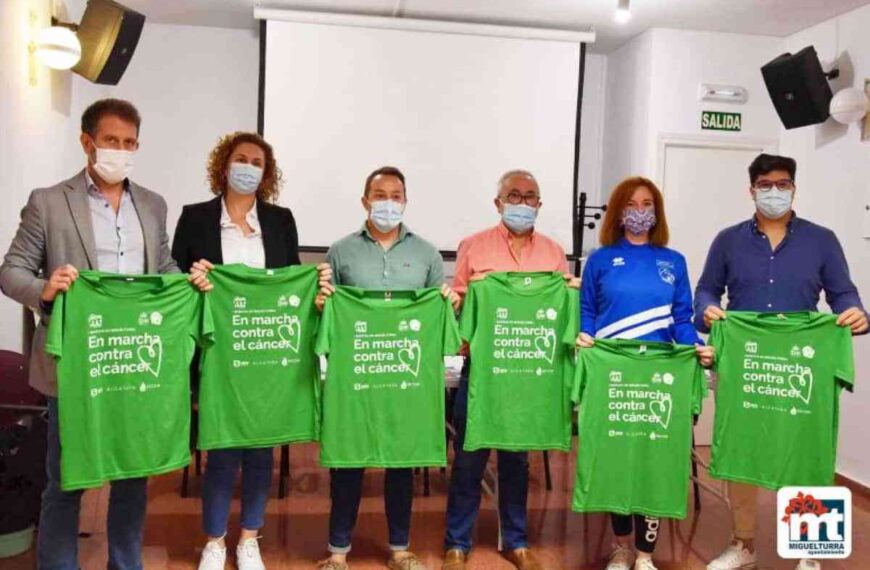 El 9 de octubre se llevará a cabo la primera “Marcha contra el Cáncer” en Miguelturra