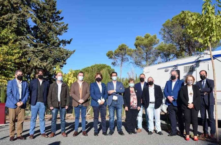 Inaugurada esta mañana el área de servicio de autocaravanas de Almadén