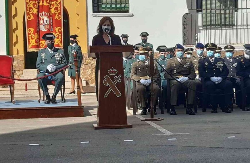 La subdelegada del Gobierno pone en valor la implicación de la Guardia Civil con los ciudadanos/as de la provincia