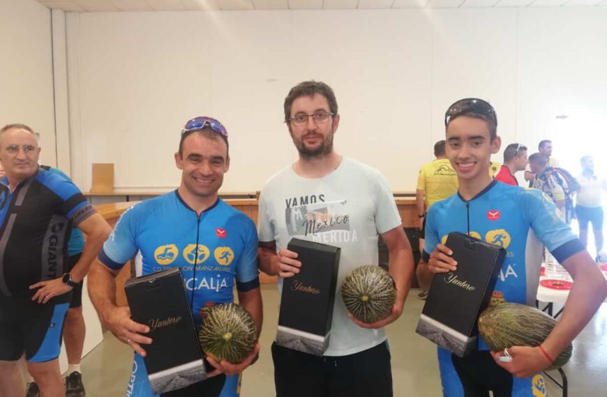 VIII edición de la ruta cicloturista Ángeles Custodios en Manzanares con 75 participantes