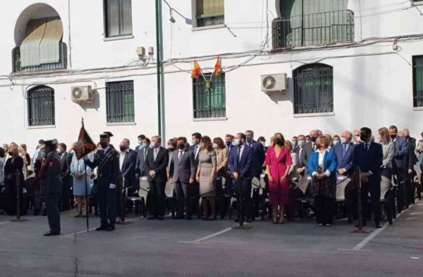 Caballero felicita a hombres y mujeres de la Guardia Civil que prestan servicio en la provincia de Ciudad Real