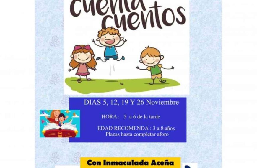 Talleres de Cuentacuentos todos los viernes de noviembre en Miguelturra