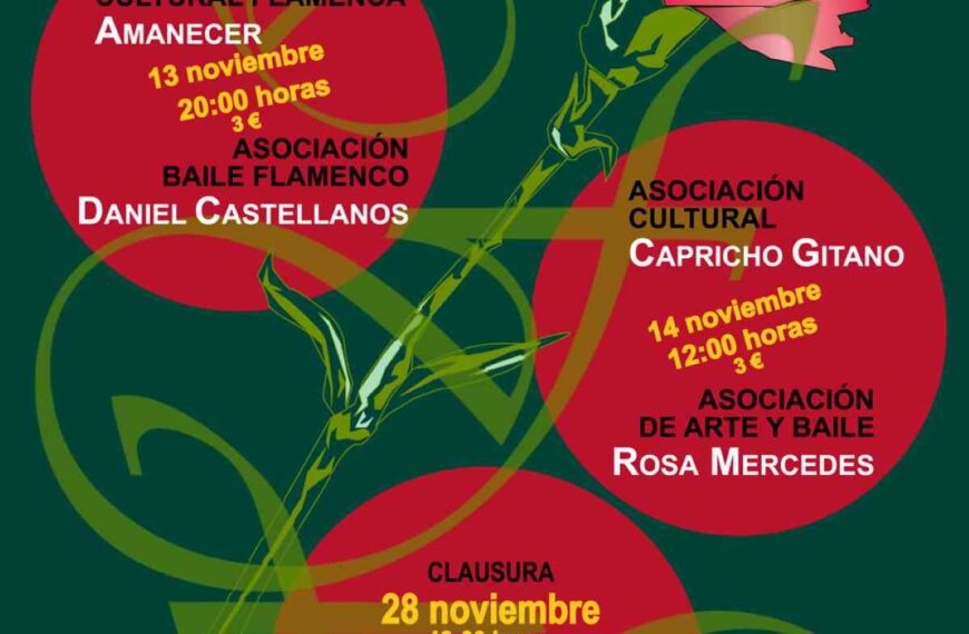 I Muestra Local de Flamenco el 13 y 14 de noviembre en el “Marcelo Grande” de Tomelloso