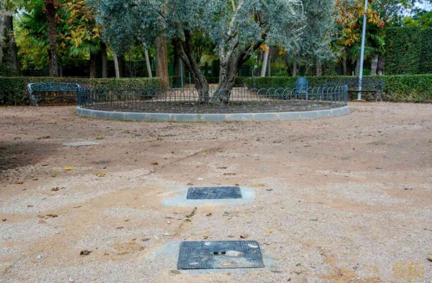 Automatizan el sistema de riego del parque de la Constitución de Tomelloso