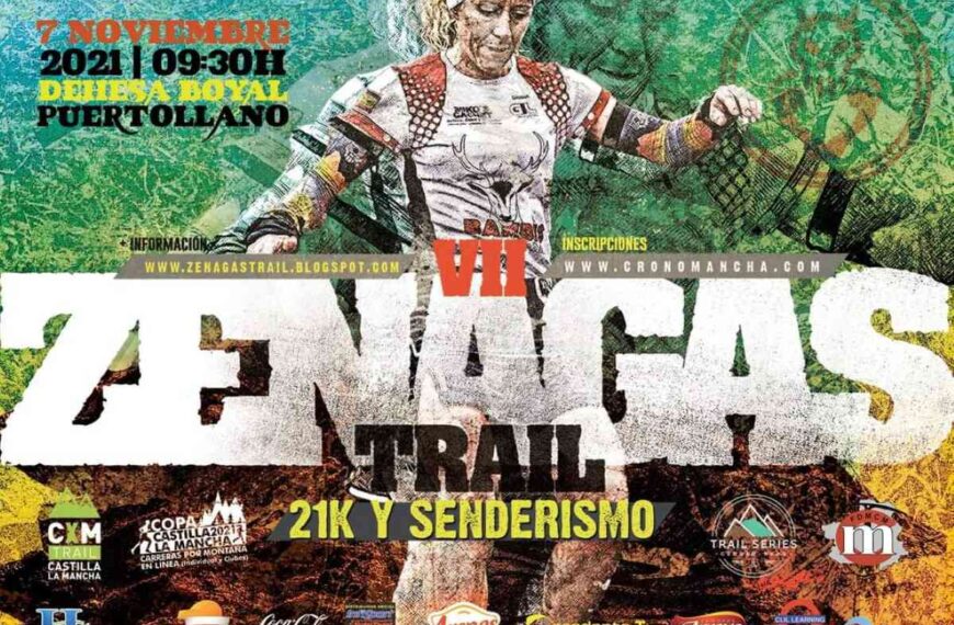 7a carrera de montaña Zenagas Trail el 7 de noviembre en Puertollano organizada por el club Corricollano