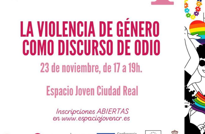Charla sobre Violencia de Género y Discurso de Odio en el Centro Joven de Ciudad Real el 23 de noviembre