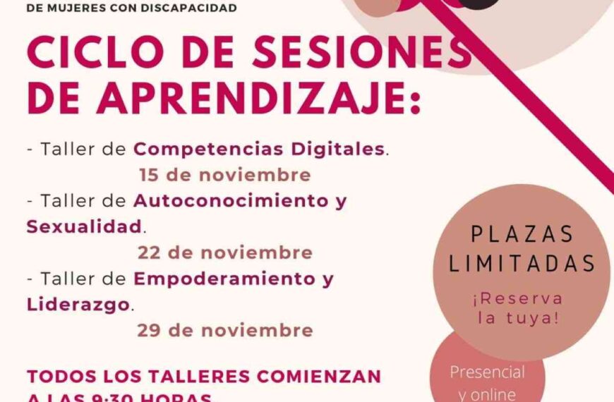 Ciclo de sesiones de aprendizaje de la Federación Regional Luna CLM de mujeres con discapacidad en Ciudad Real