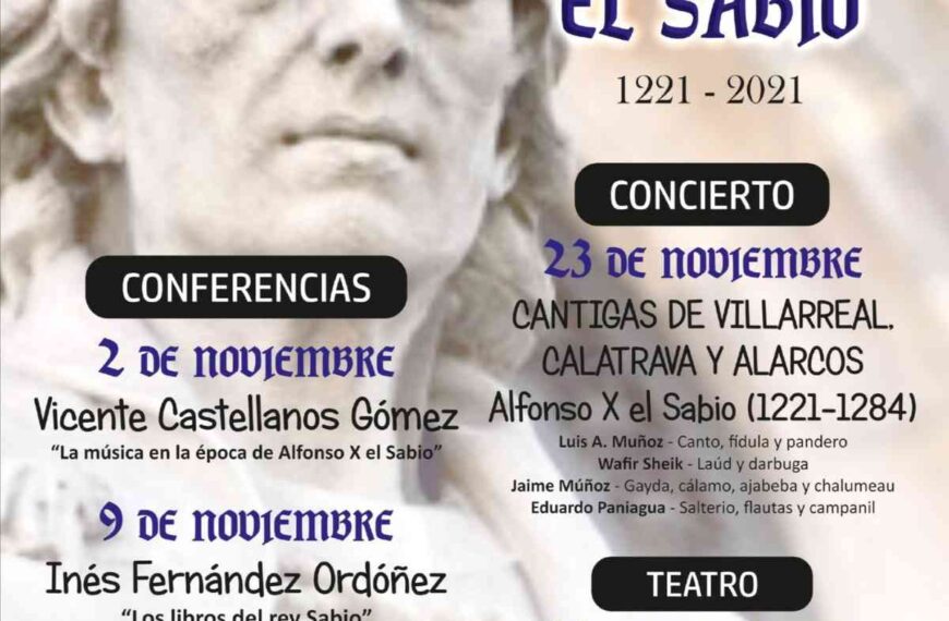 Ciclo de conferencias en conmemoración del VIII centenario del nacimiento del rey Alfonso X el Sabio