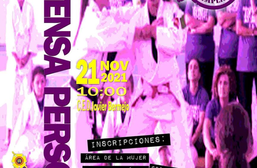 XI Jornada de Defensa Personal para Mujeres el 21 de noviembre en Puertollano dentro de la conmemoración del 25N
