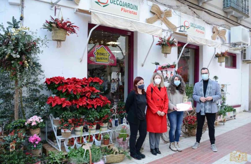 Establecimientos ganadores del VIII Concurso de Escaparatismo Navideño en Tomelloso