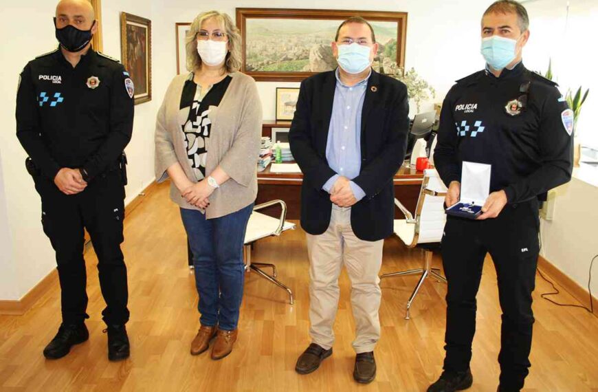 Juan Carlos Culebras Soriano, subinspector del Cuerpo de Policía Local de Puertollano obtuvo medalla al mérito profesional