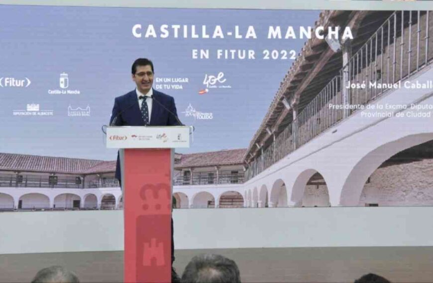 “las bondades de Ciudad Real son muchas”, ha defendido José Manuel Caballero ayer en la inauguración de Fitur 2022