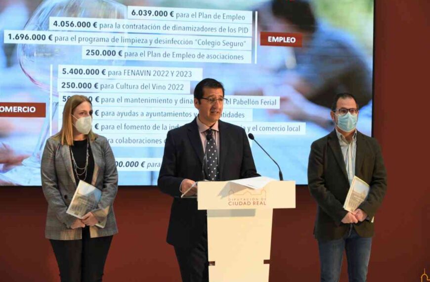 La Diputación de Ciudad Real ha cerrado el ejercicio 2021 con alrededor de 75 millones de euros en los bancos