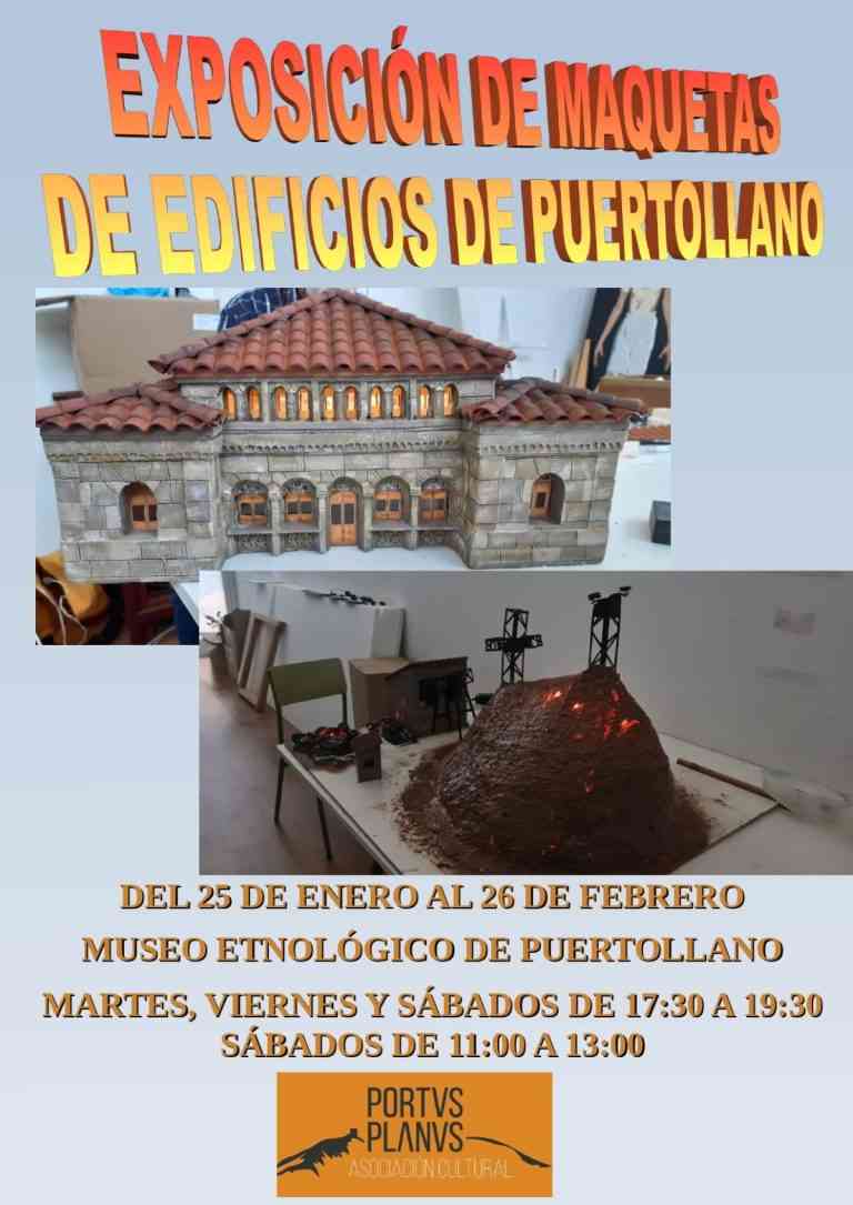 Exposición de maquetas de los monumentos de Puertollano en el Museo Etnológico de la localidad