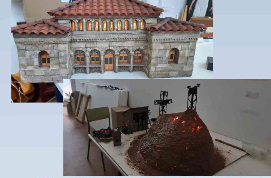 Exposición de maquetas de los monumentos de Puertollano en el Museo Etnológico de la localidad
