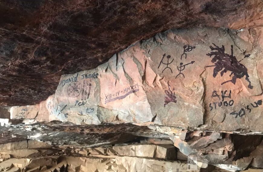 El vandalismo se ceba con el arte rupestre en Herencia