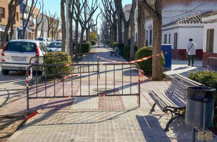Mejoras de accesibilidad en la calle Doña Crisanta de Tomelloso con una inversión de 30.000 €