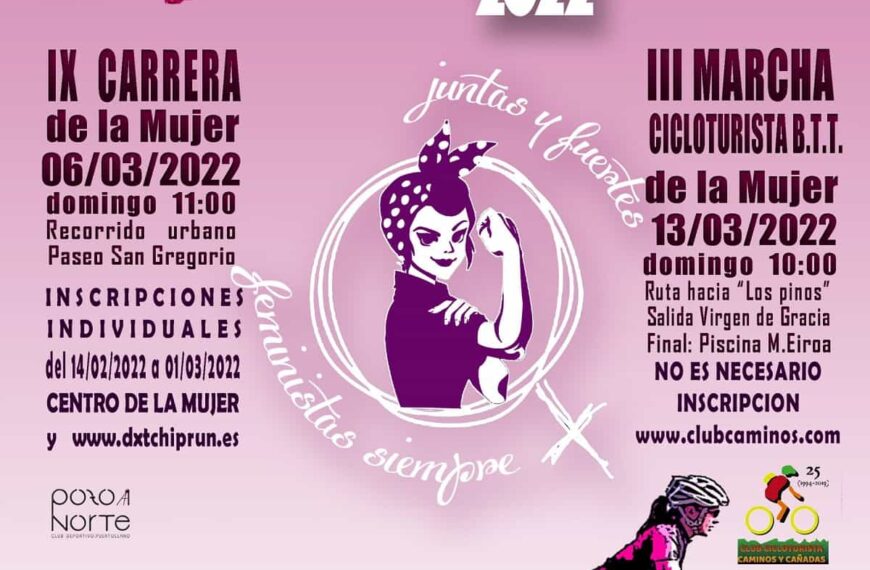 Abierta la inscripción para participar en la IX Carrera de la Mujer de Puertollano que se celebrará el 6 de marzo
