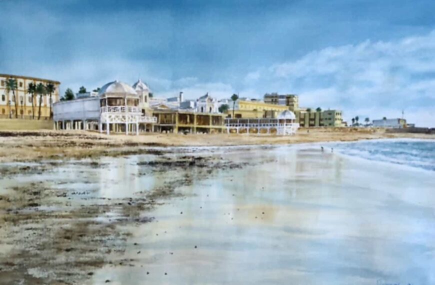 Exposición de acuarelas de Javier Recas en la Posada de los Portales de Tomelloso del 17 de febrero al 12 de marzo